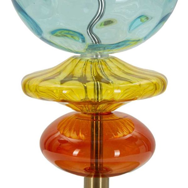 Lampe à poser en verre et métal Colorful 35 x 73 cm - 6