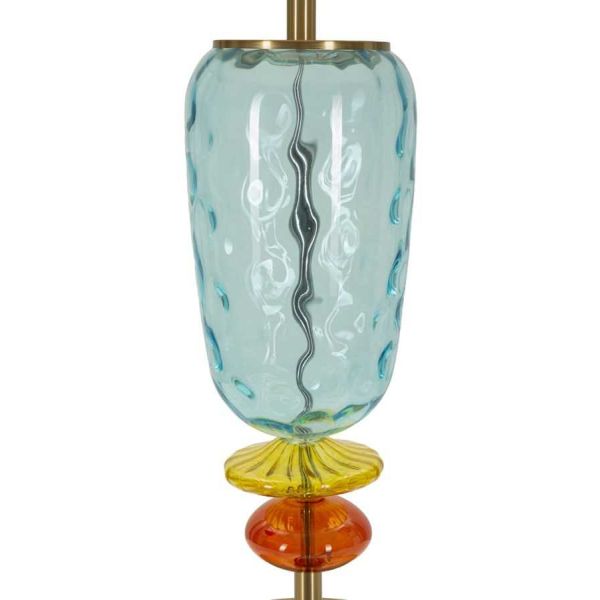 Lampe à poser en verre et métal Colorful 35 x 73 cm - 129