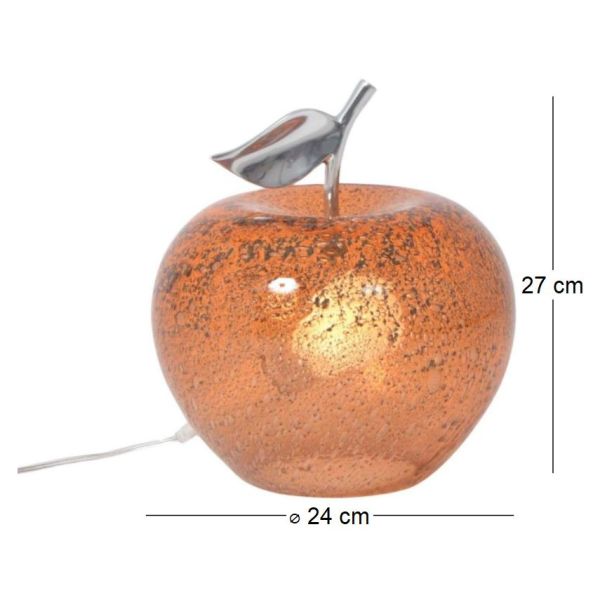Lampe à poser en verre pomme Manzana - 9