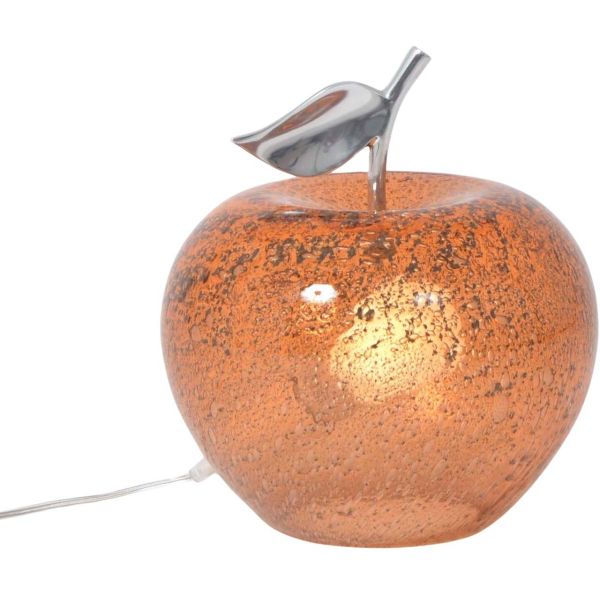 Lampe à poser en verre pomme Manzana