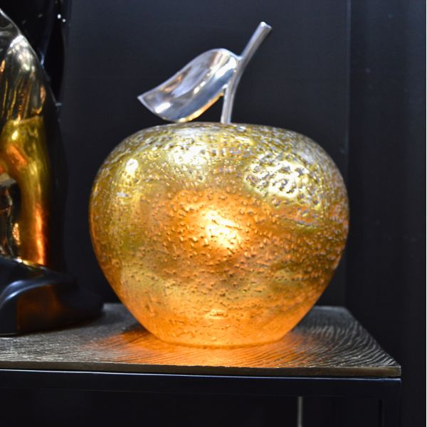 Déco lumineuse Pomme de pin en Verre 10 LED H 18 cm FEERIC LIGHTS