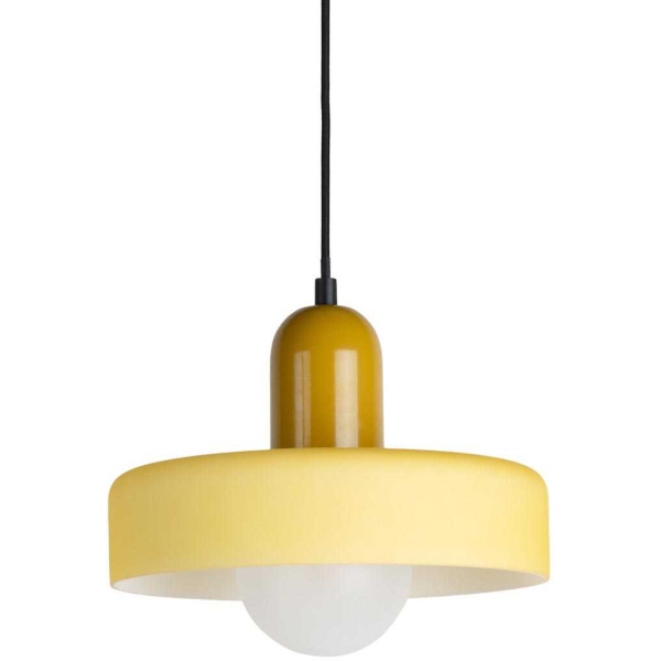 Lampe suspendue en verre Opaco Grato - LEITMOTIV