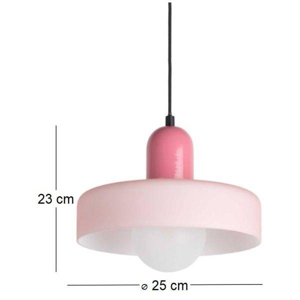 Lampe suspendue en verre Opaco Grato - 51,03