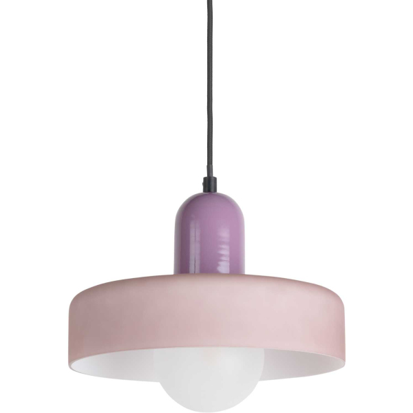 Lampe suspendue en verre Opaco Grato - PRE-1974