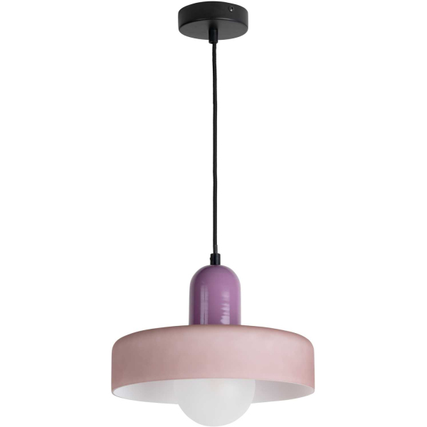 Lampe suspendue en verre Opaco Grato