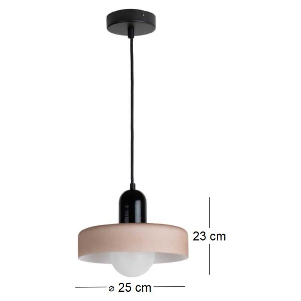 Lampe suspendue en verre Opaco Grato - 43,74