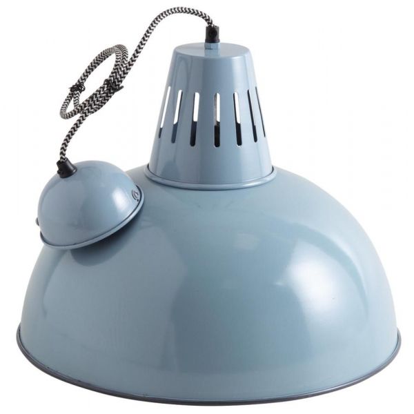 Lampe suspension vintage en métal laqué diamètre 38cm - AUBRY GASPARD