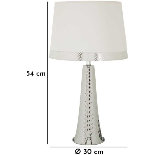 Lampe de table en métal Tower 30 x 54 cm - MAU-0690