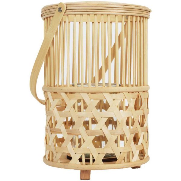 Lanterne en bambou tressé 22 x 55 cm - CMP-3895