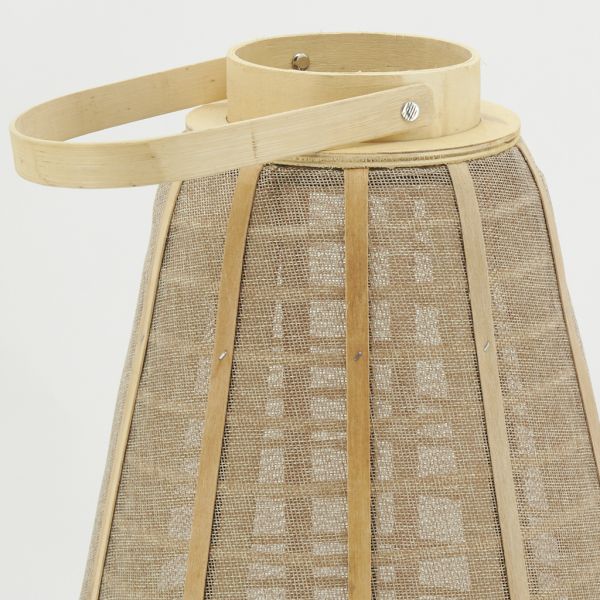 Lanterne bois et jute naturel - AUBRY GASPARD