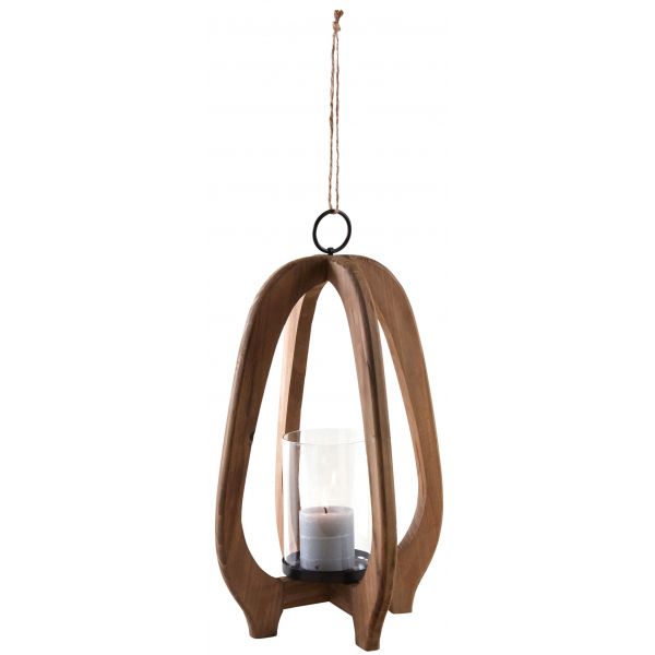 Lanterne en bois et en verre - AUBRY GASPARD