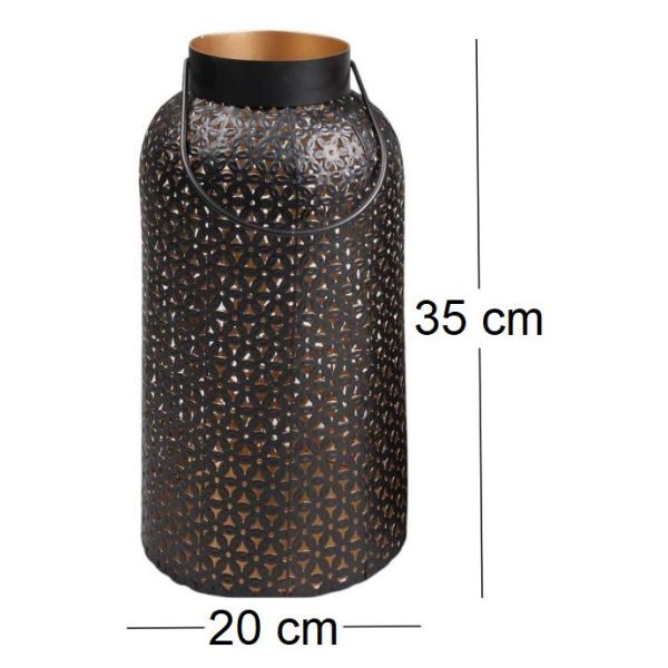 Lanterne en métal ajouré Hurricane - IMH-0238