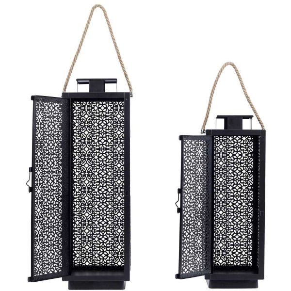 Lanterne en métal ajouré (Lot de 2) - CMP-5148