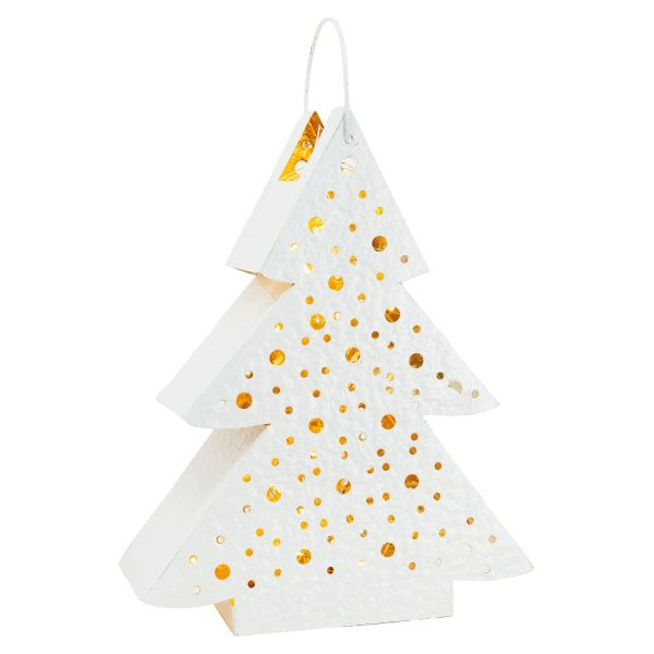 Lanterne en métal laqué Sapin - AUBRY GASPARD