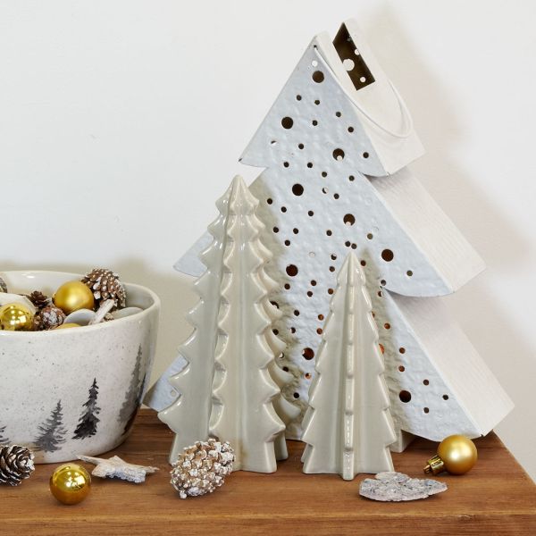 Lanterne en métal laqué Sapin - 7