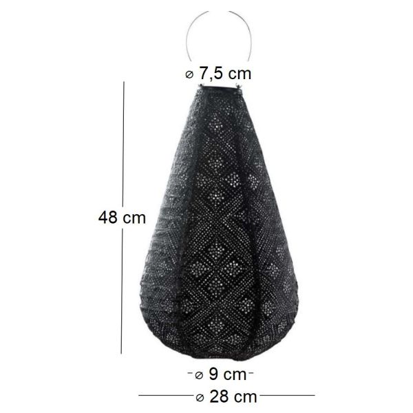 Lanterne solaire Drop 28 cm - LUM-0118