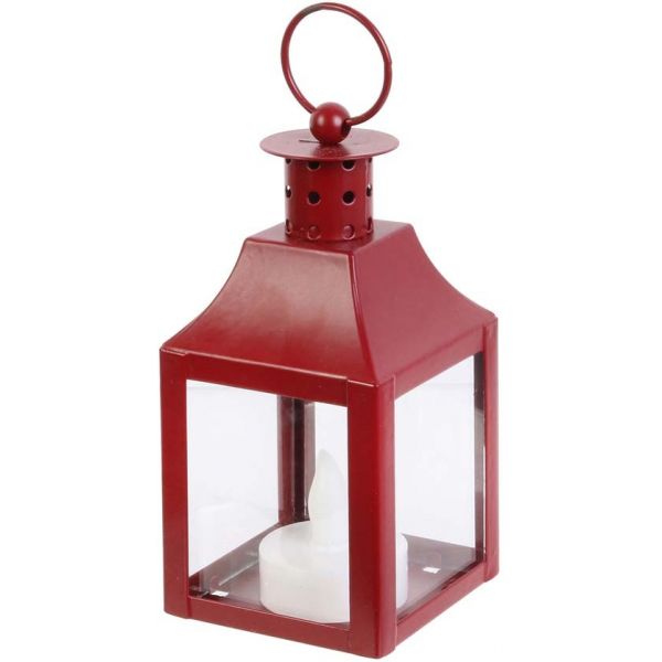 Lanterne vintage avec chauffe-plat LED