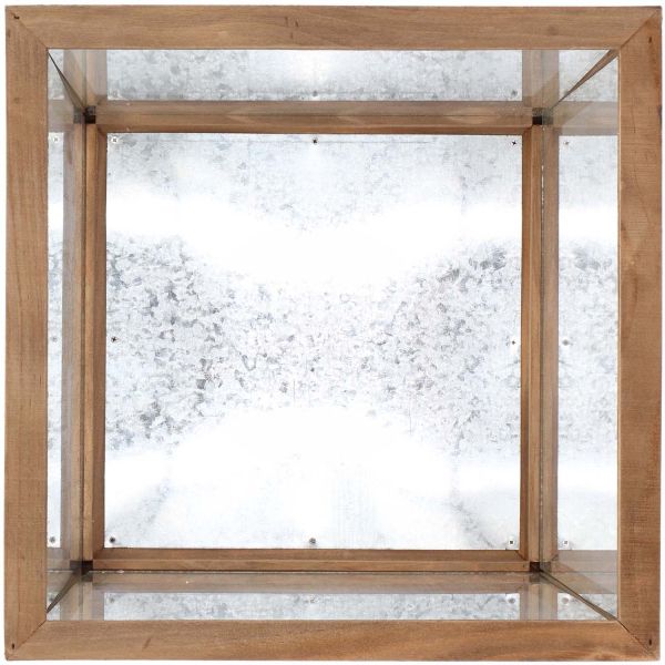 Lanternes en bois et verre (Lot de 4) - 7