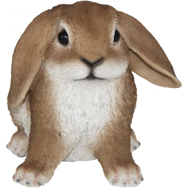 Lapin assis en résine 14 cm (Lot de 2) - TRUE TO NATURE