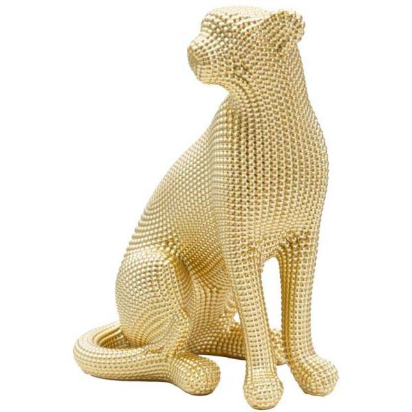 Léopard en polyrésine Gold 23 x 15.5 x 29 cm - 42,90