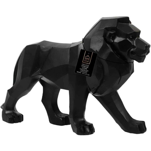 Lion origami en polyrésine 33 x 11.5 x 21.5 cm - THE HOME DECO FACTORY