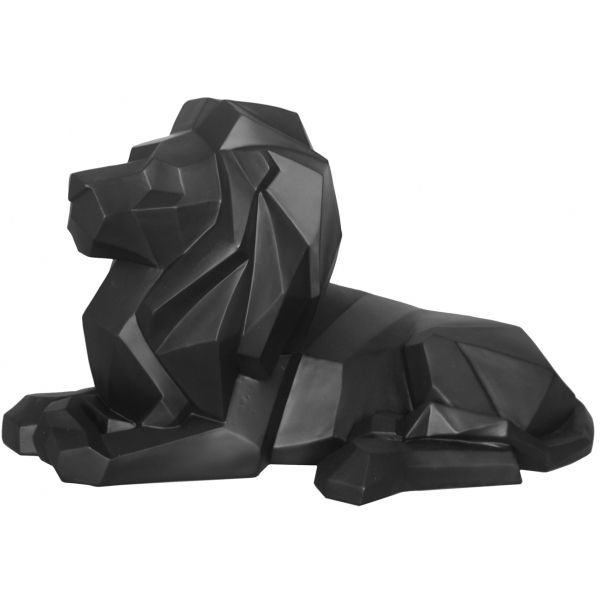 Lion en résine mat Origami