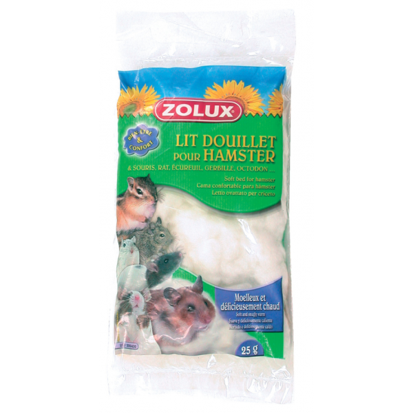 Lit douillet pour rongeur 25gr