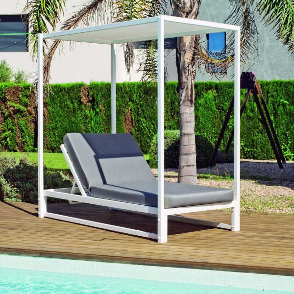 Lit de jardin en aluminium Texas - HEVEA