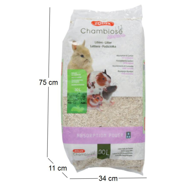 Litière végétale naturelle Chambiose - ZOLUX