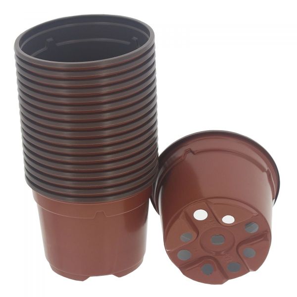 Set de 18 pots de plantation ronds 9 cm - FTK-0521