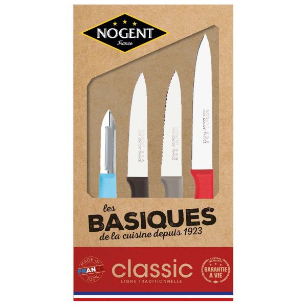 Lot couteaux de cuisine Les Basiques fabrication française