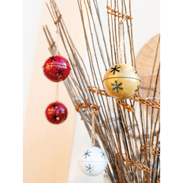 Lot de 6 grelots en métal - AUBRY GASPARD