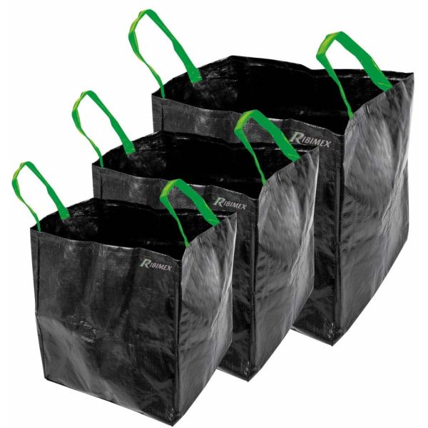 Lot de 3 sacs de jardin multifonctions 70l / 100l / 170l