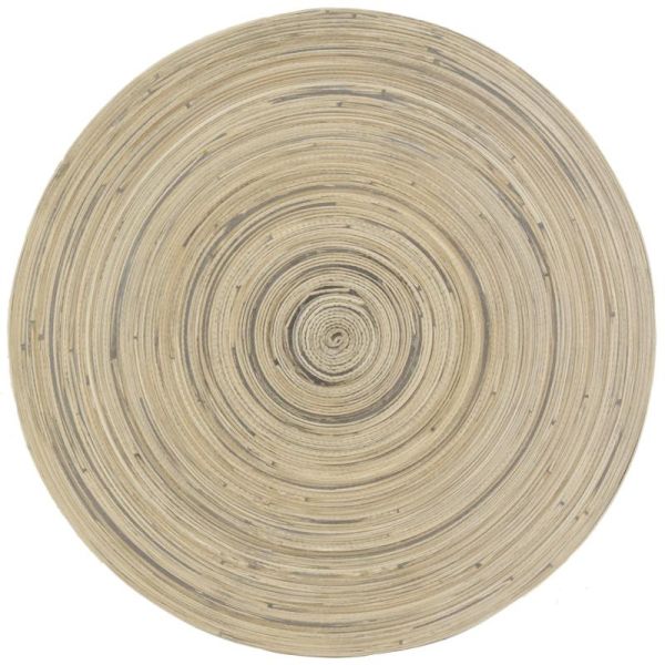 Sets de table en bambou naturel et noir (lot de 6) - 49,90