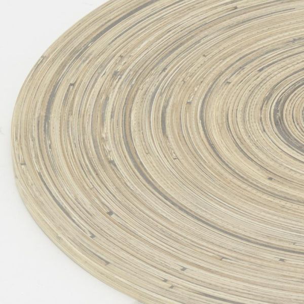 Sets de table en bambou naturel et noir (lot de 6) - 5