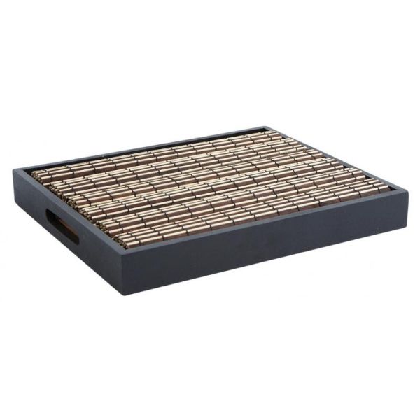 Sets de table en bambou (lot de 6) + plateau - AUB-5677