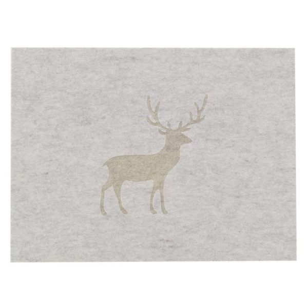 Sets de table en feutrine Cerf (lot de 6) - 17,90