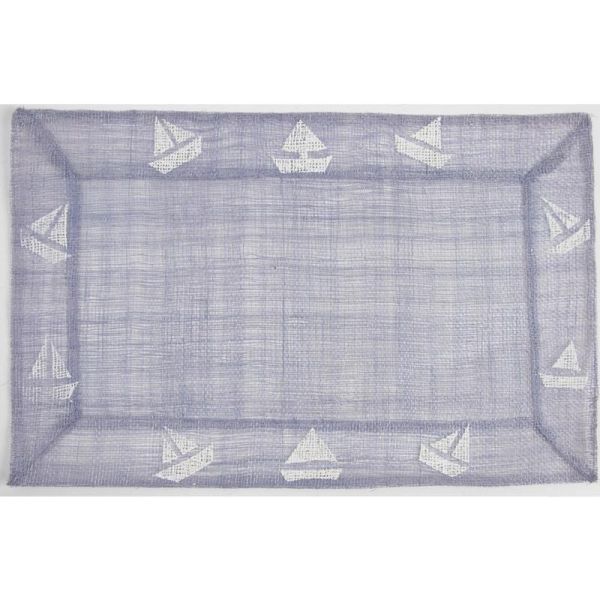 Lot de 6 sets de table en sinamay - AUB-5695
