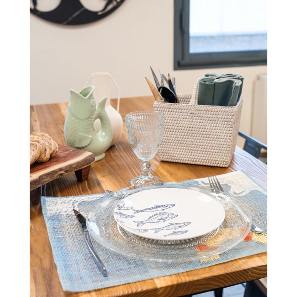 Lot de 6 sets de table en sinamay - AUBRY GASPARD