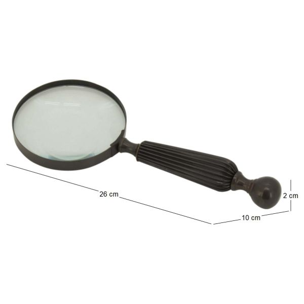 Loupe en laiton Antique 26 cm - Baroque