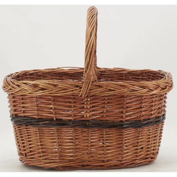 Panier Lucette en osier buff - AUB-6239