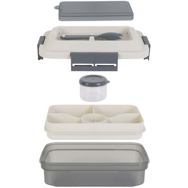 Lunch box avec plateau compartimenté et fourchette - 7,90