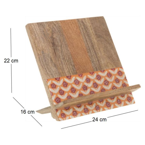 Lutrin de cuisine en bois de manguier Sofia - AMA-4948