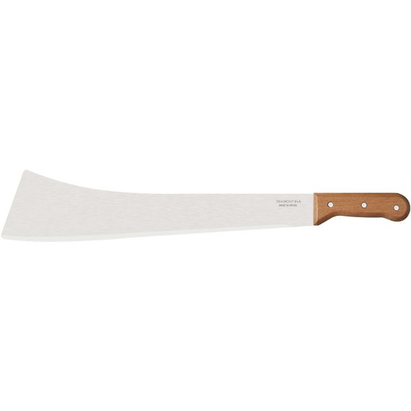 Machette en acier carbone et bois