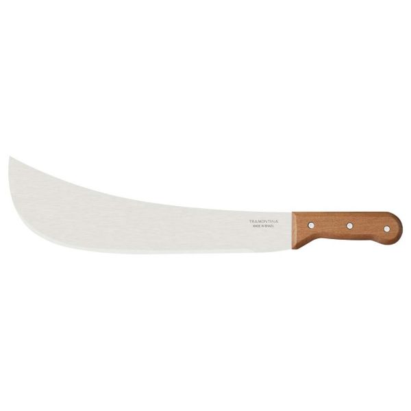 Machette en acier carbone et bois