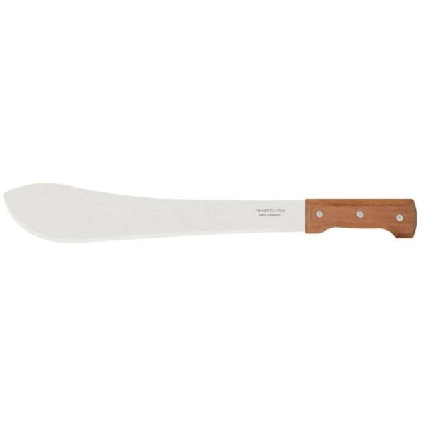 Machette en acier carbone et bois