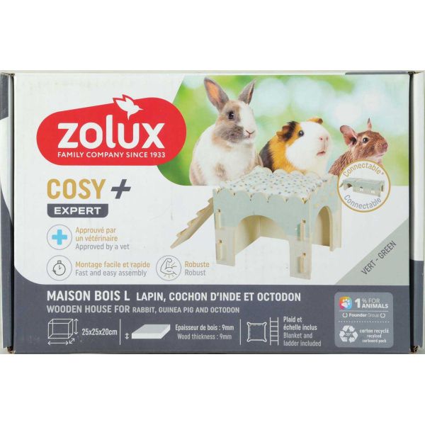 Maison en bois pour rongeurs Cosy - 6