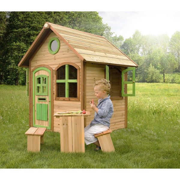 Maison extérieure enfant en bois Julia - AXI
