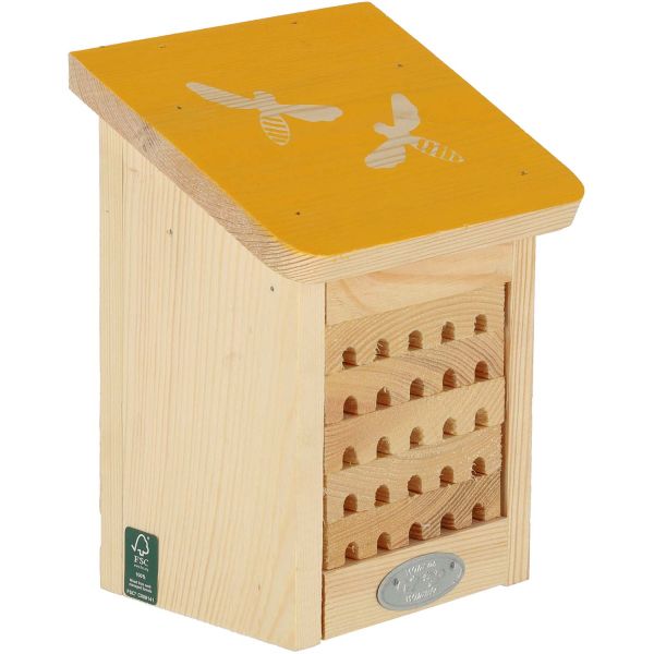 Maison à insectes en bois Pochoir