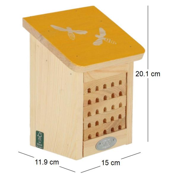 Maison à insectes en bois Pochoir - 9